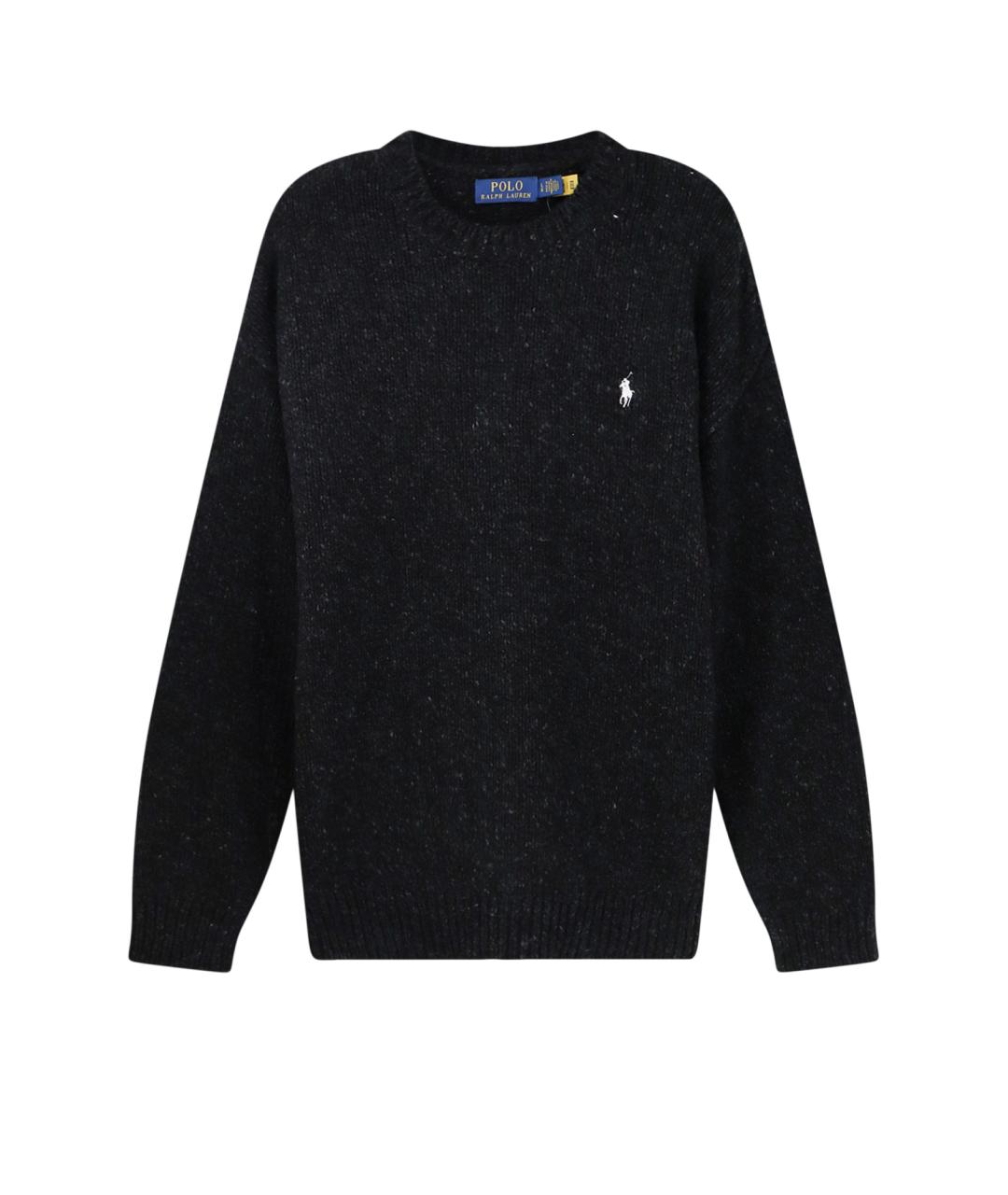 POLO RALPH LAUREN Черный шерстяной джемпер / свитер, фото 4