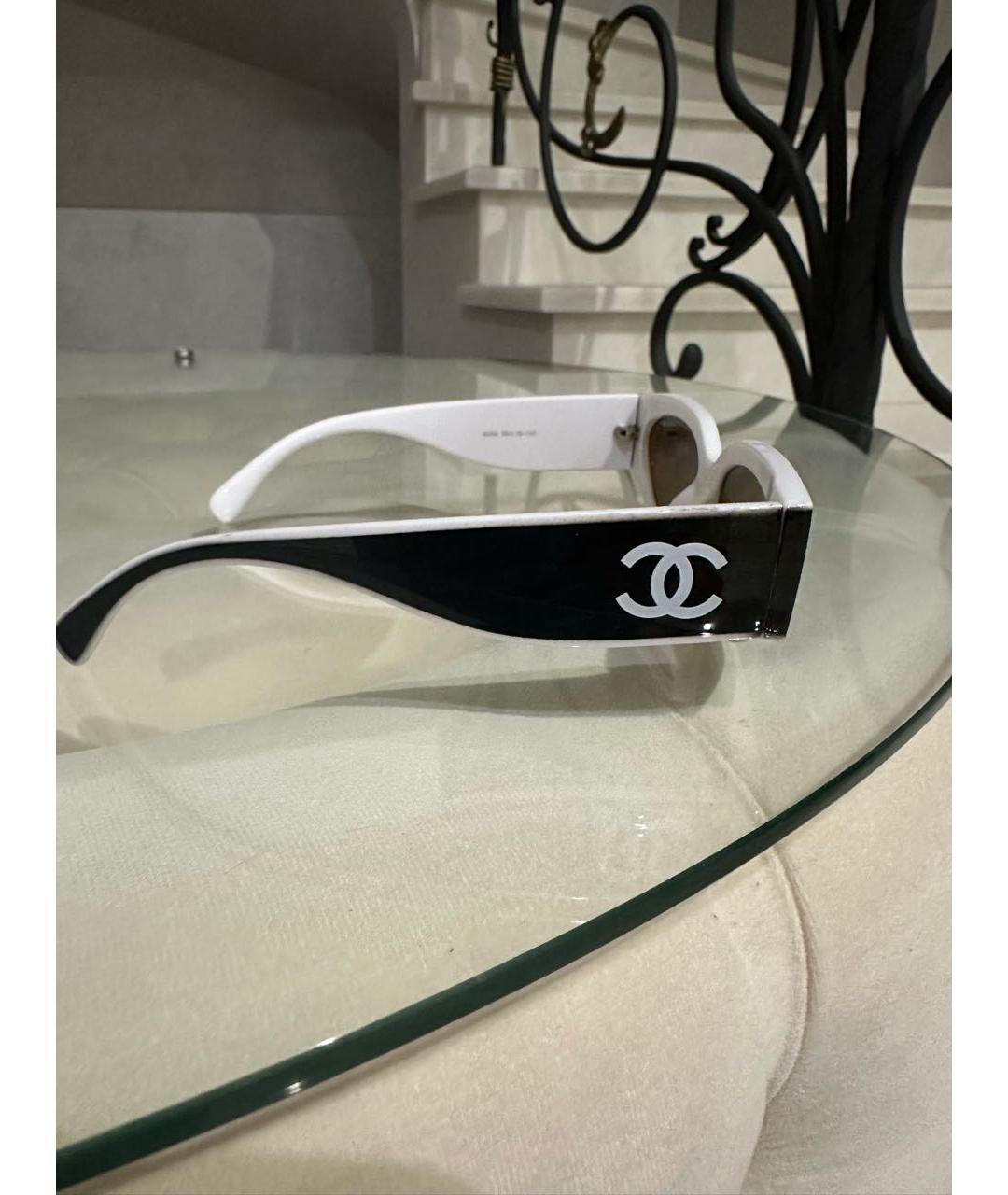 CHANEL Черные пластиковые солнцезащитные очки, фото 4