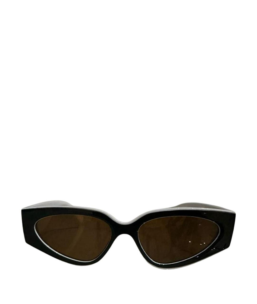 CHANEL Черные пластиковые солнцезащитные очки, фото 1