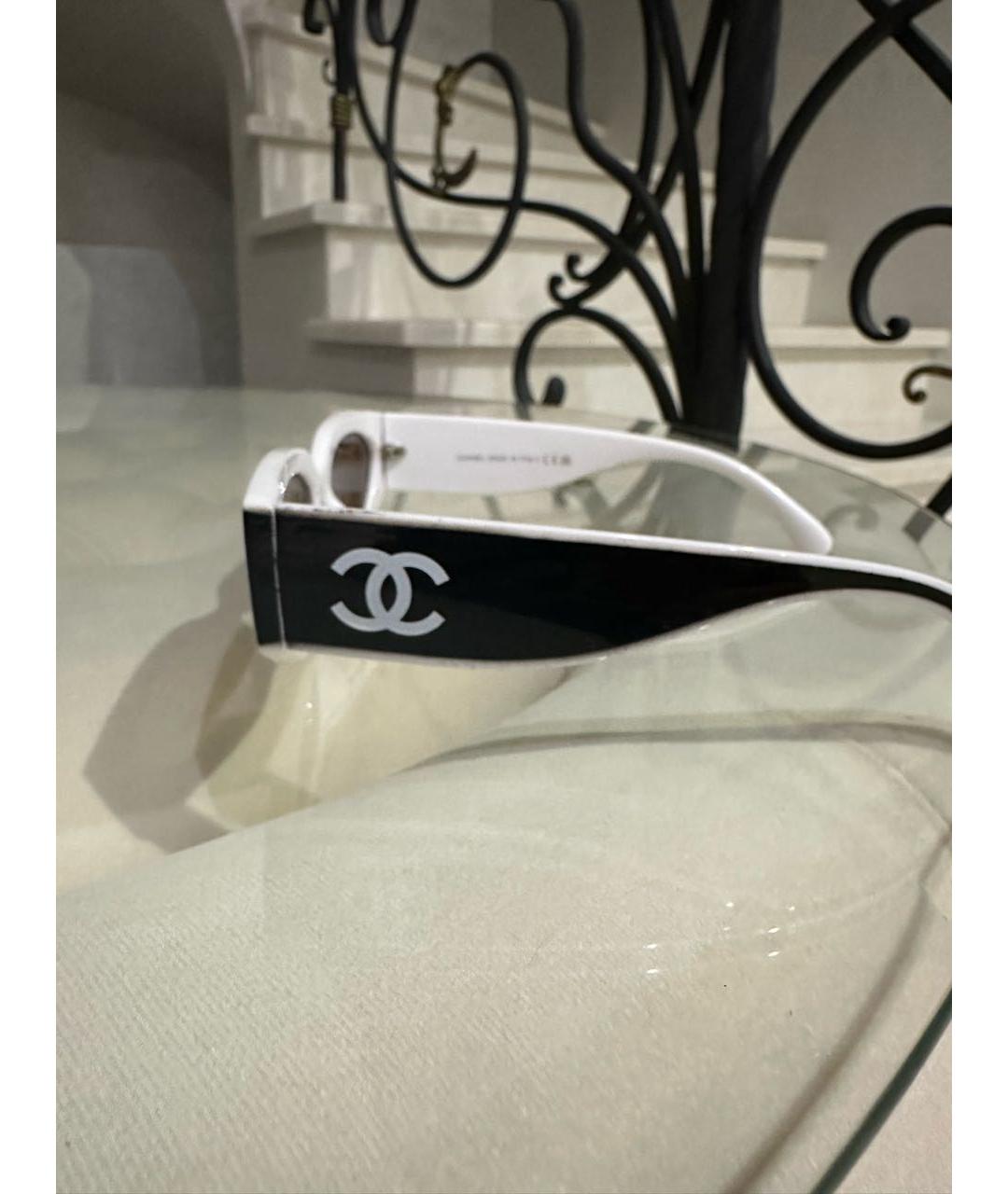 CHANEL Черные пластиковые солнцезащитные очки, фото 3