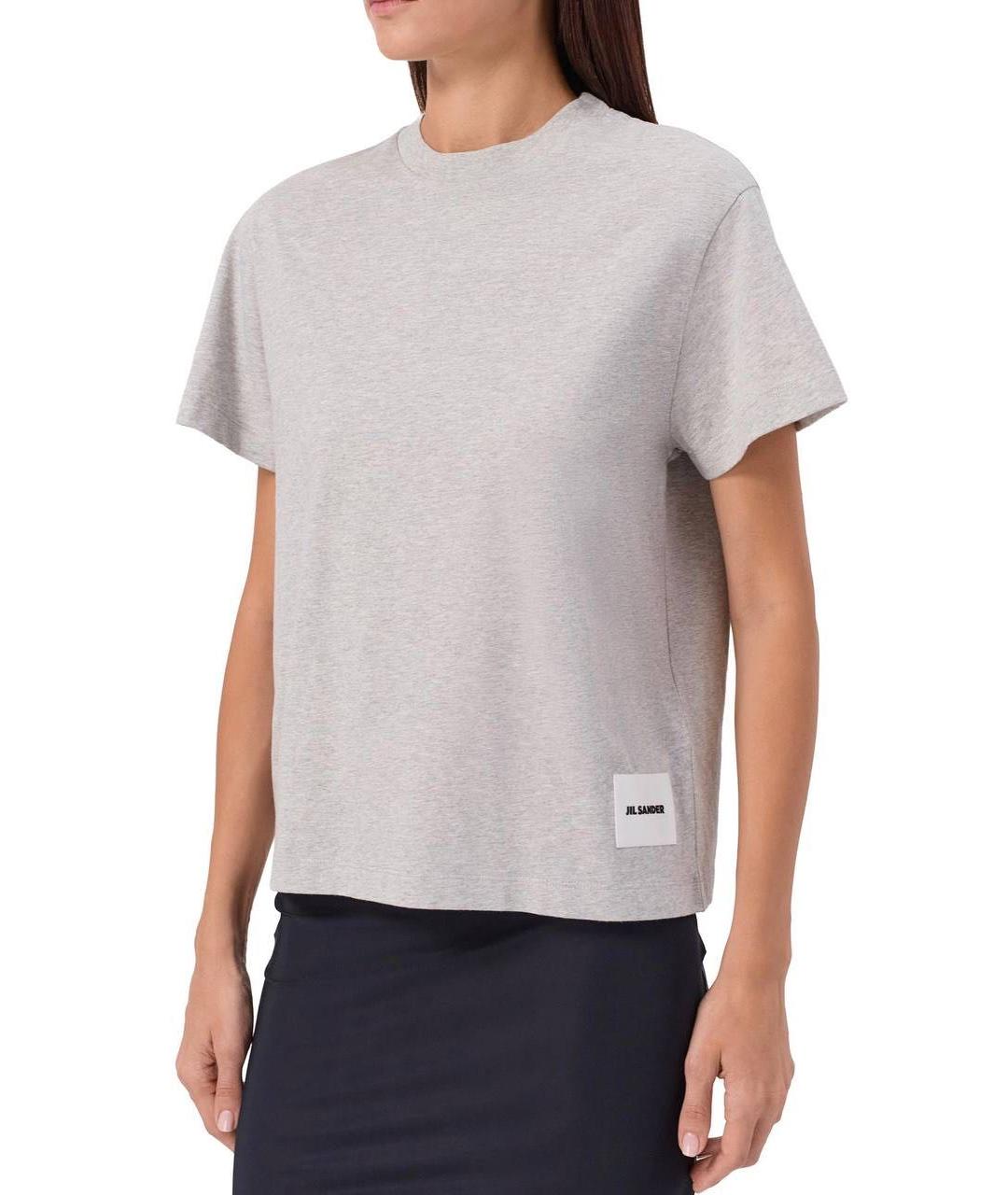 JIL SANDER Мульти хлопковая футболка, фото 3