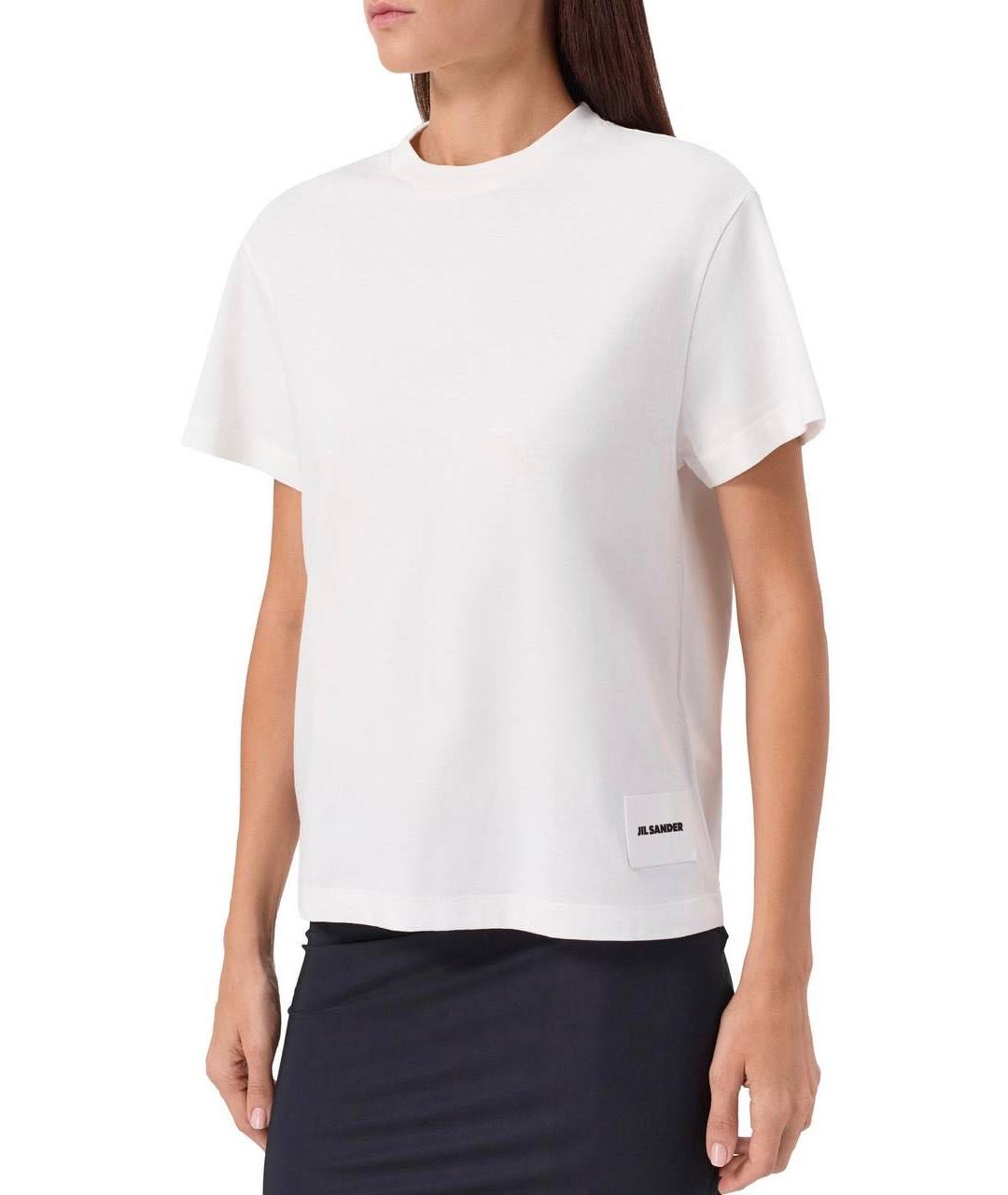 JIL SANDER Мульти хлопковая футболка, фото 4