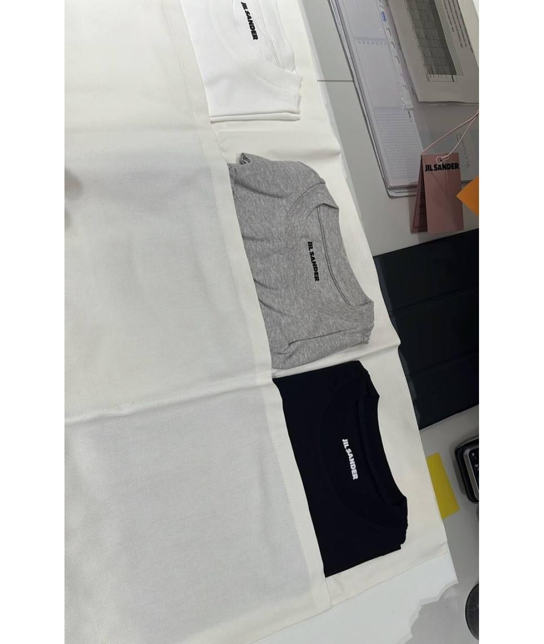 JIL SANDER Мульти хлопковая футболка, фото 2