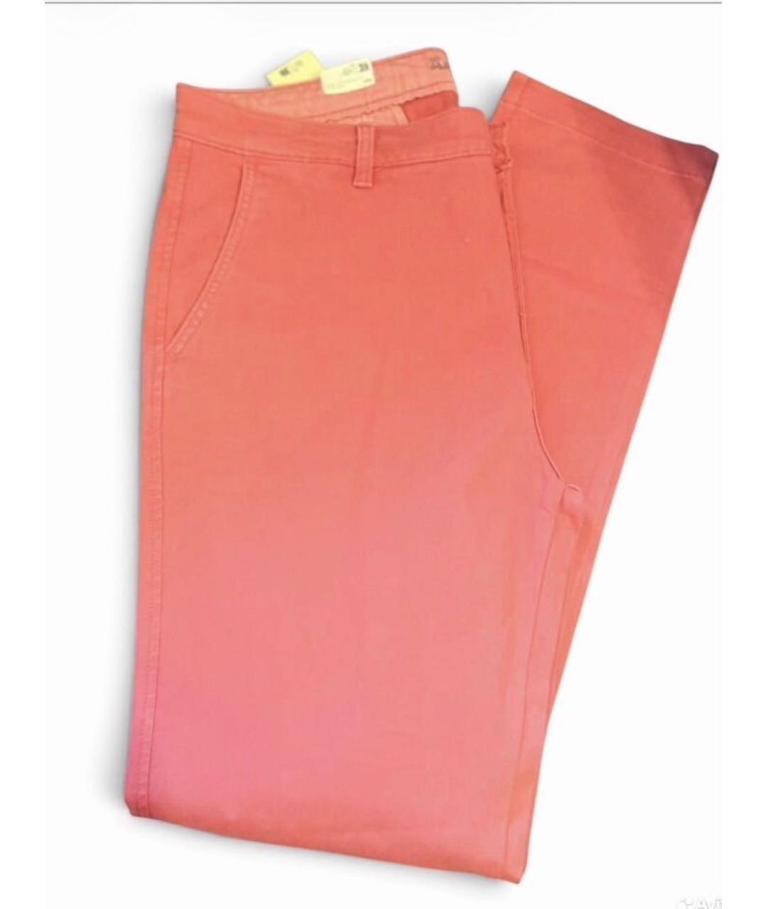 LEVI'S Коралловые хлопковые брюки чинос, фото 3