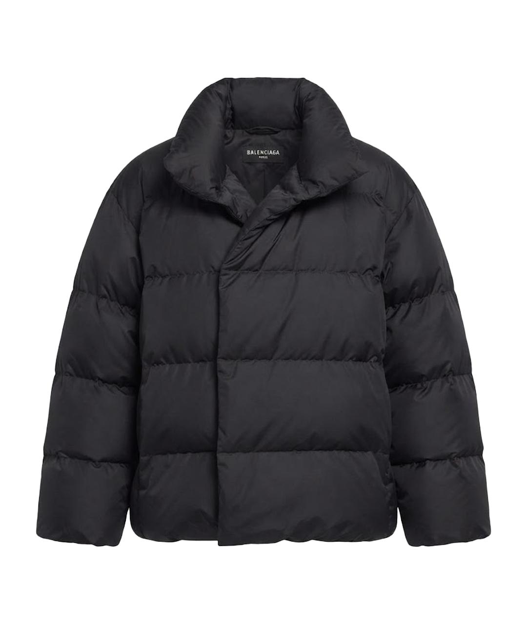 BALENCIAGA Черный пуховик, фото 1
