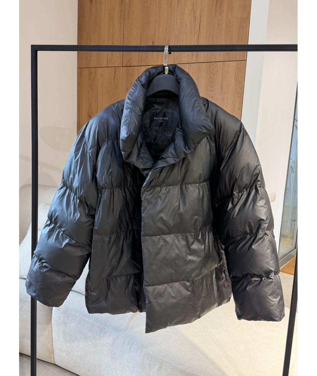 BALENCIAGA Черный пуховик, фото 3