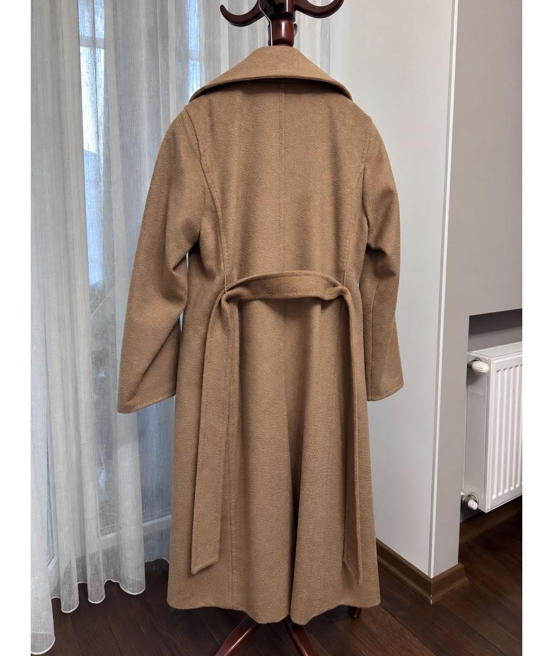 MAX MARA Коричневое шерстяное пальто, фото 2