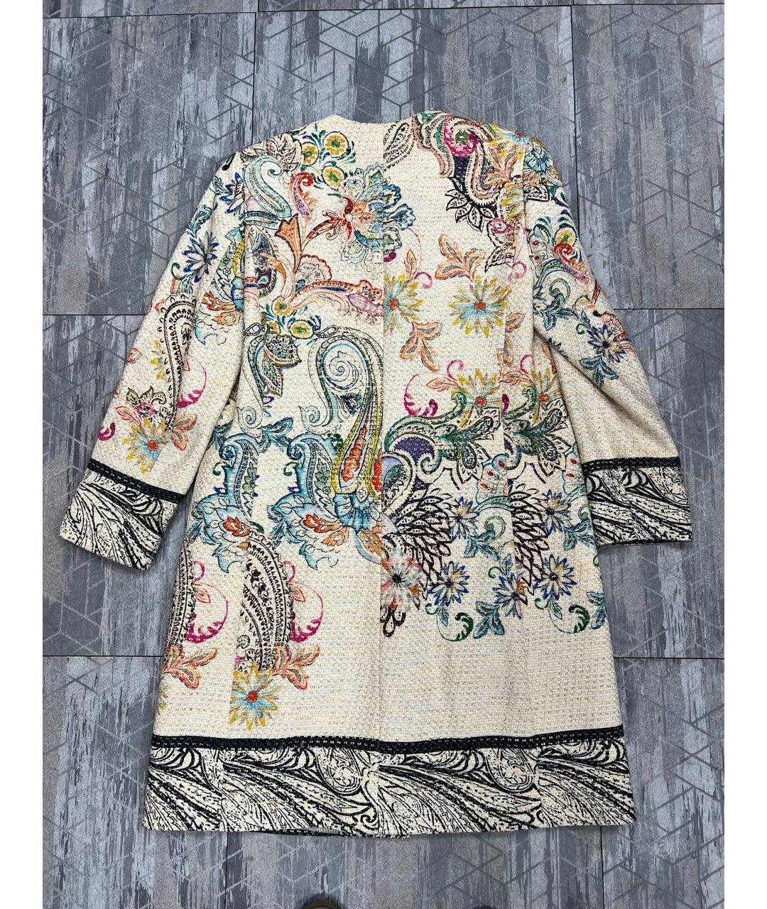 ETRO Бежевое хлопковое пальто, фото 2