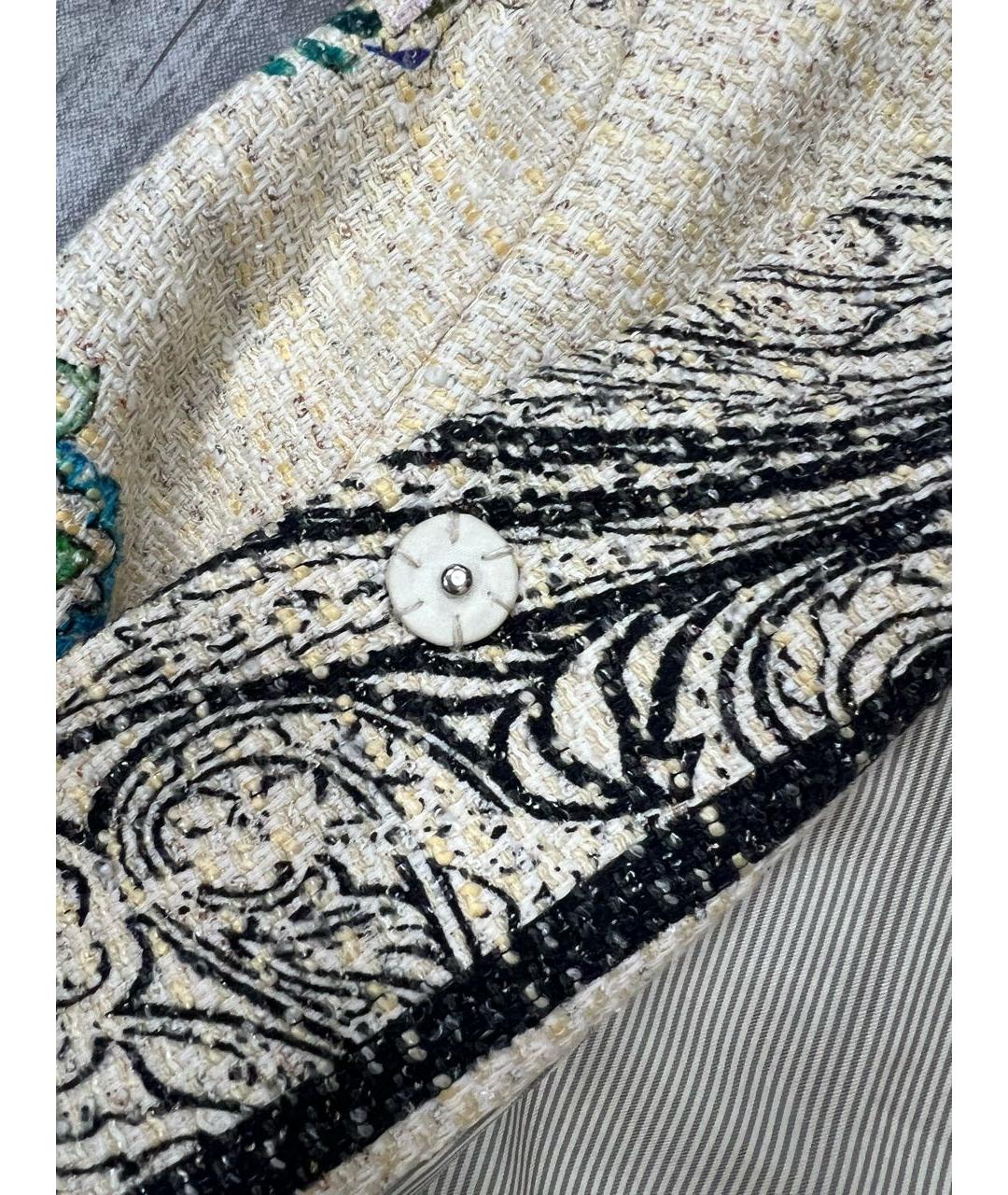 ETRO Бежевое хлопковое пальто, фото 4