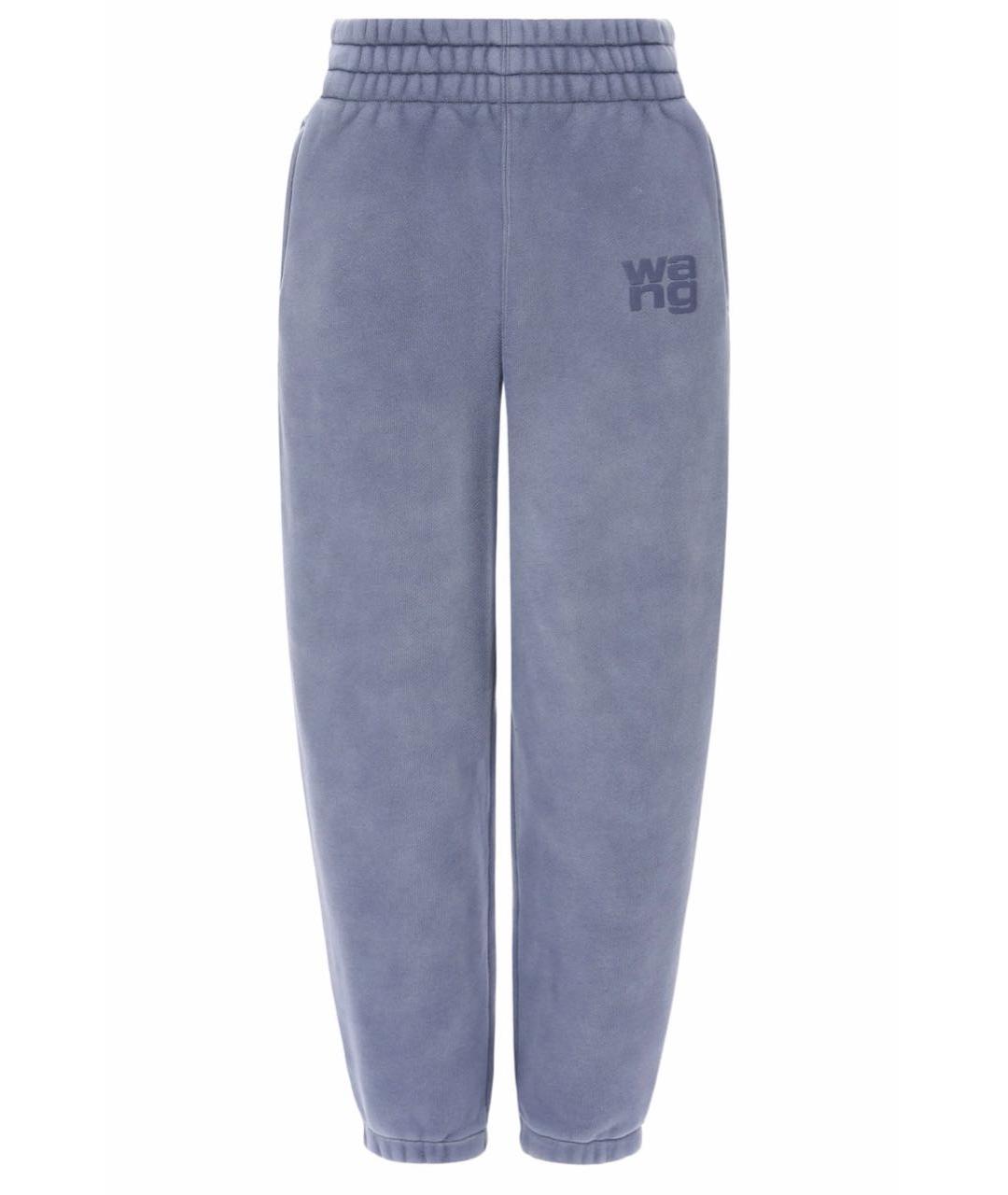 ALEXANDER WANG Синие хлопковые спортивные брюки и шорты, фото 1