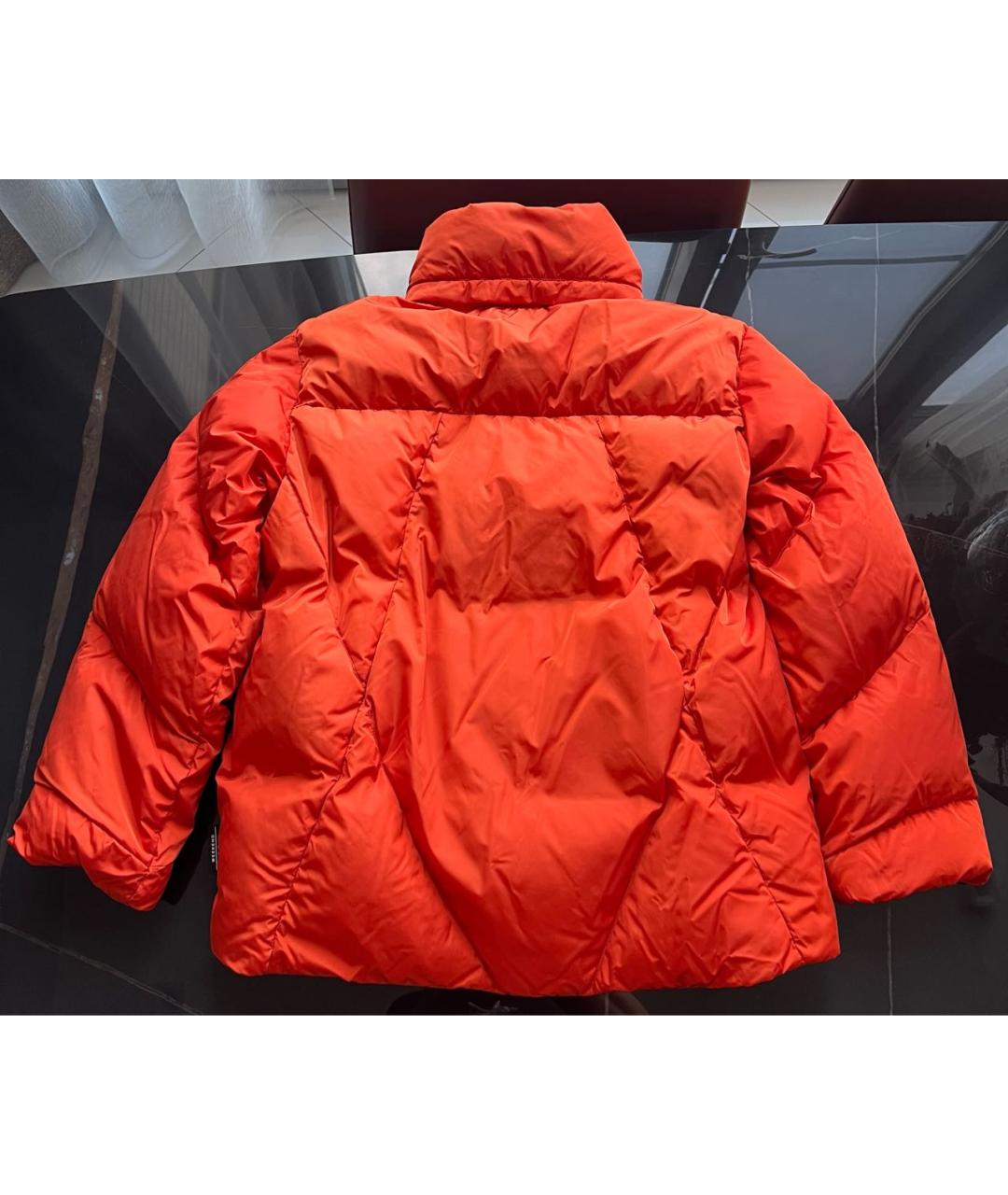 WEEKEND MAX MARA Оранжевая полиэстеровая куртка, фото 2