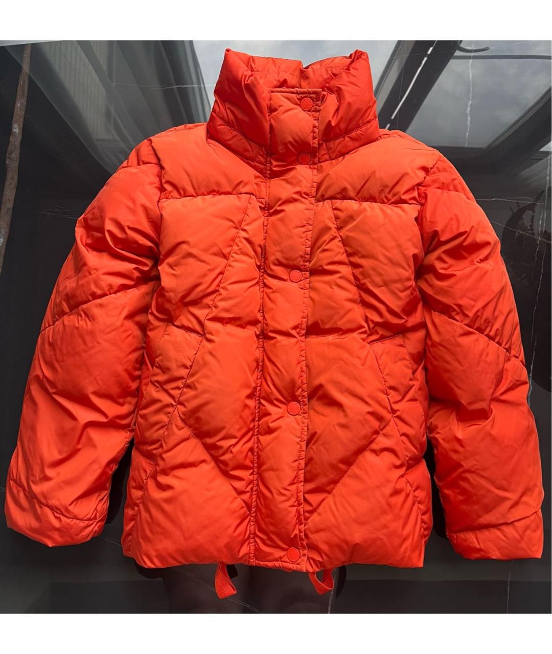WEEKEND MAX MARA Оранжевая полиэстеровая куртка, фото 7