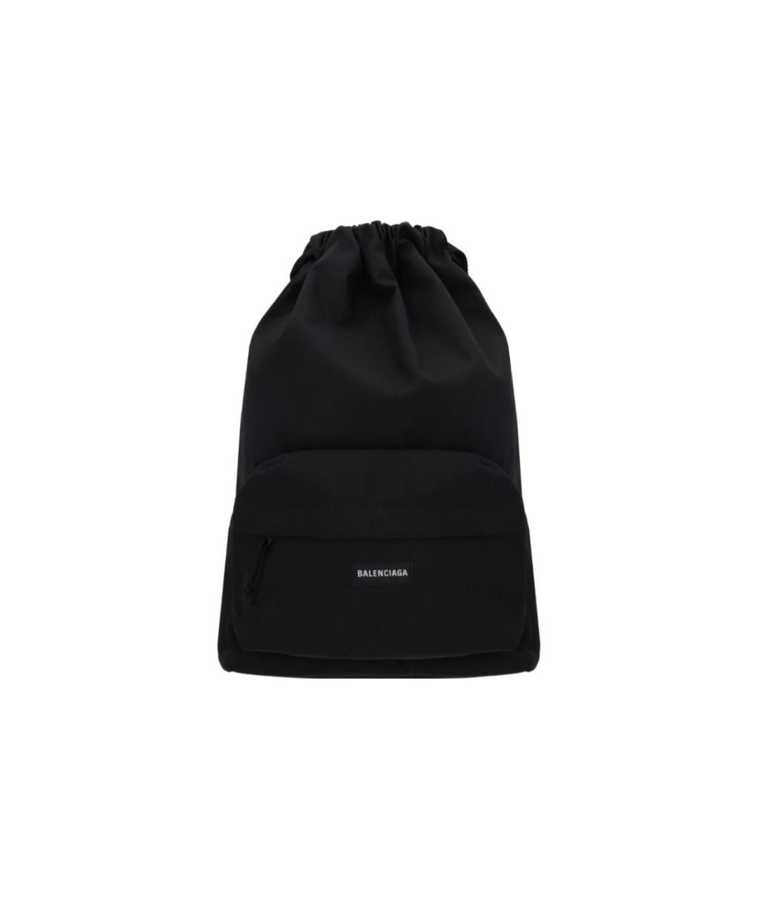 BALENCIAGA Черный нейлоновый рюкзак, фото 6