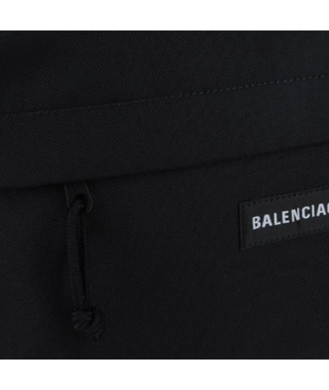BALENCIAGA Черный нейлоновый рюкзак, фото 4