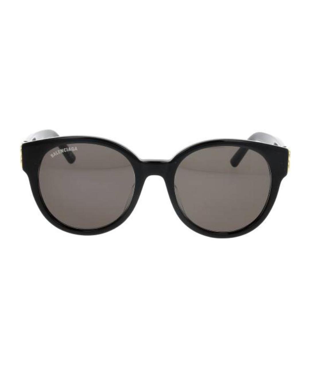 BALENCIAGA Черные пластиковые солнцезащитные очки, фото 2