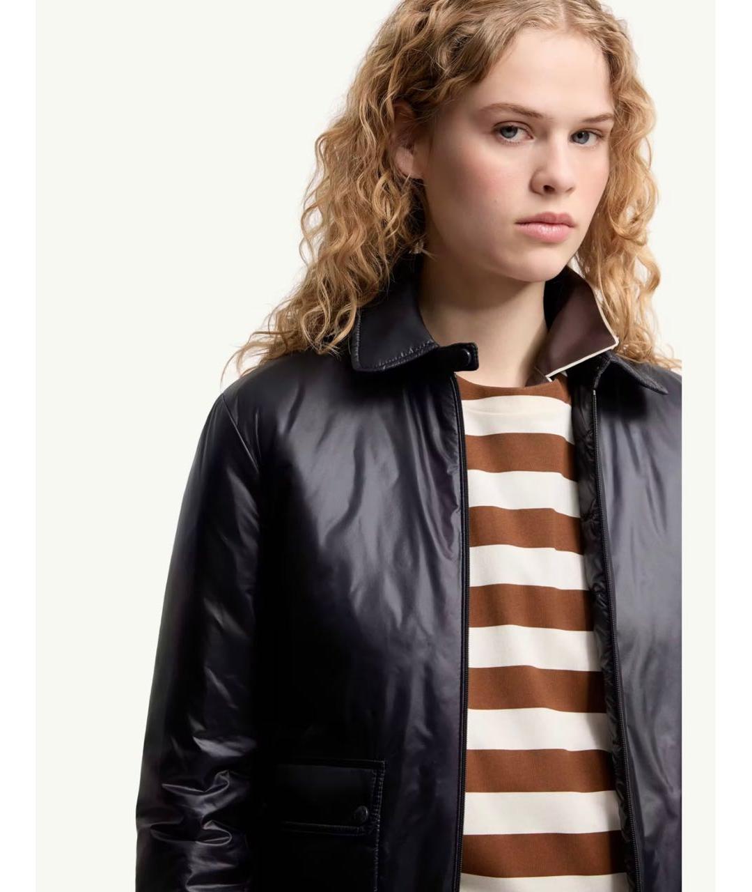 MONCLER Темно-синяя куртка, фото 6
