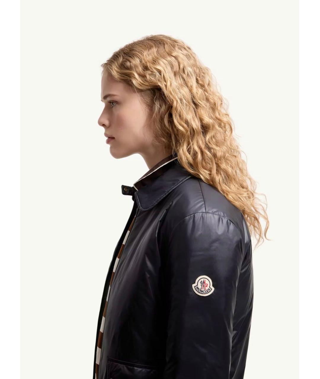 MONCLER Темно-синяя куртка, фото 2
