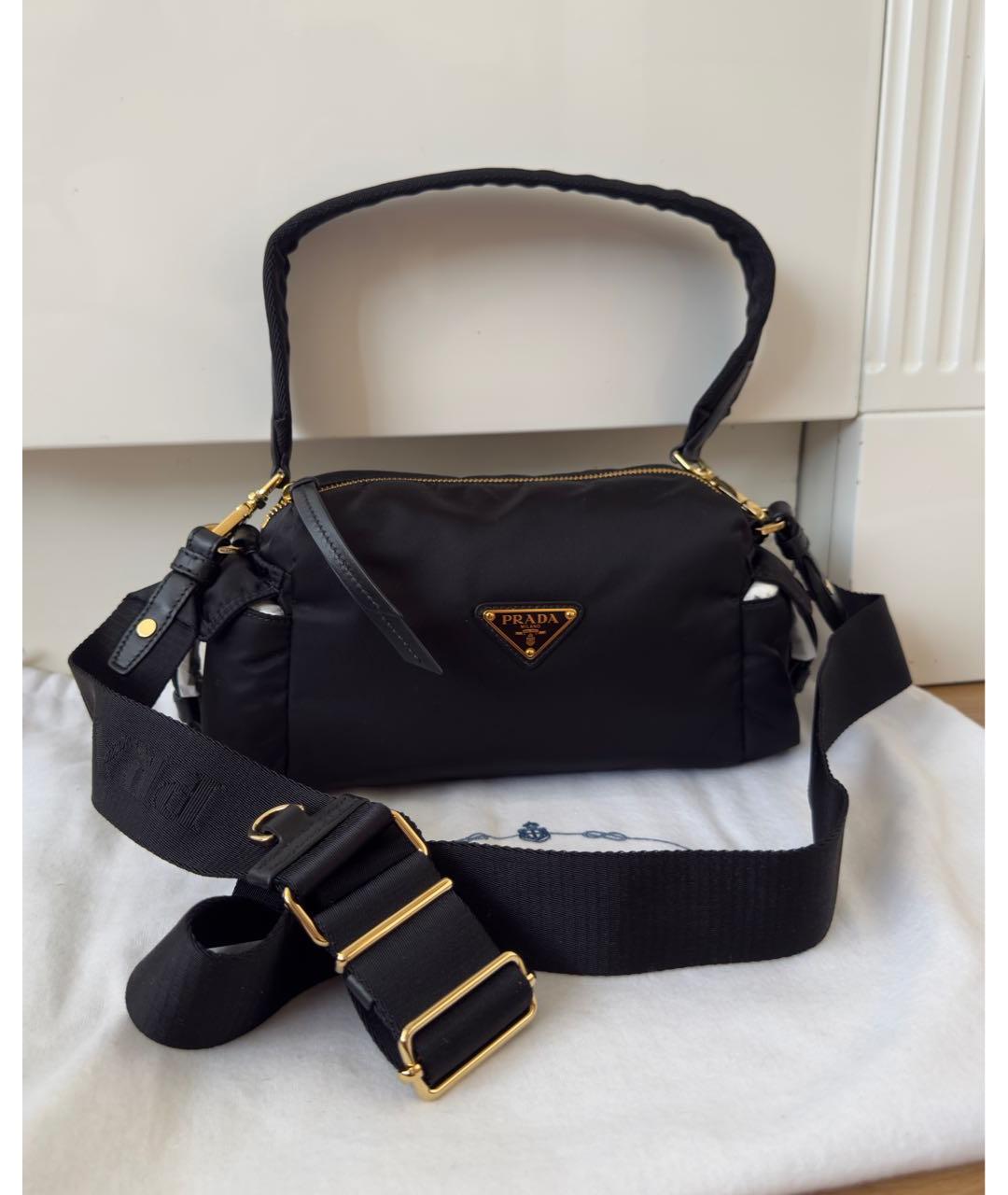 PRADA Черная сумка через плечо, фото 2