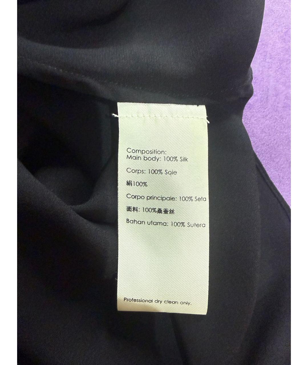 3.1 PHILLIP LIM Черная шелковая майка, фото 4