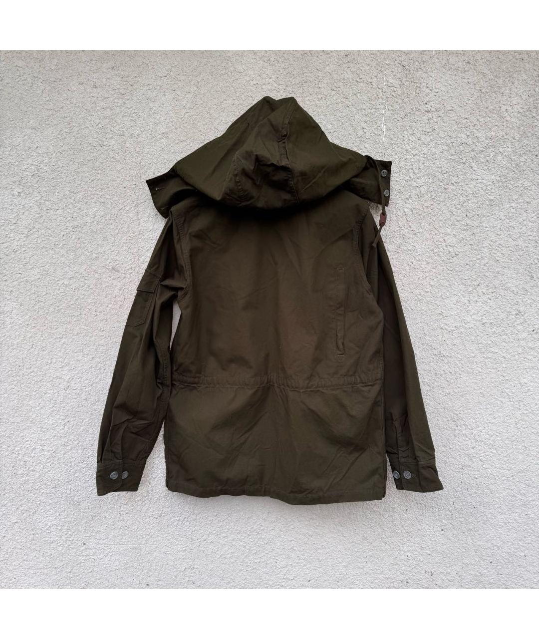 WOOLRICH Коричневая хлопковая куртка, фото 2