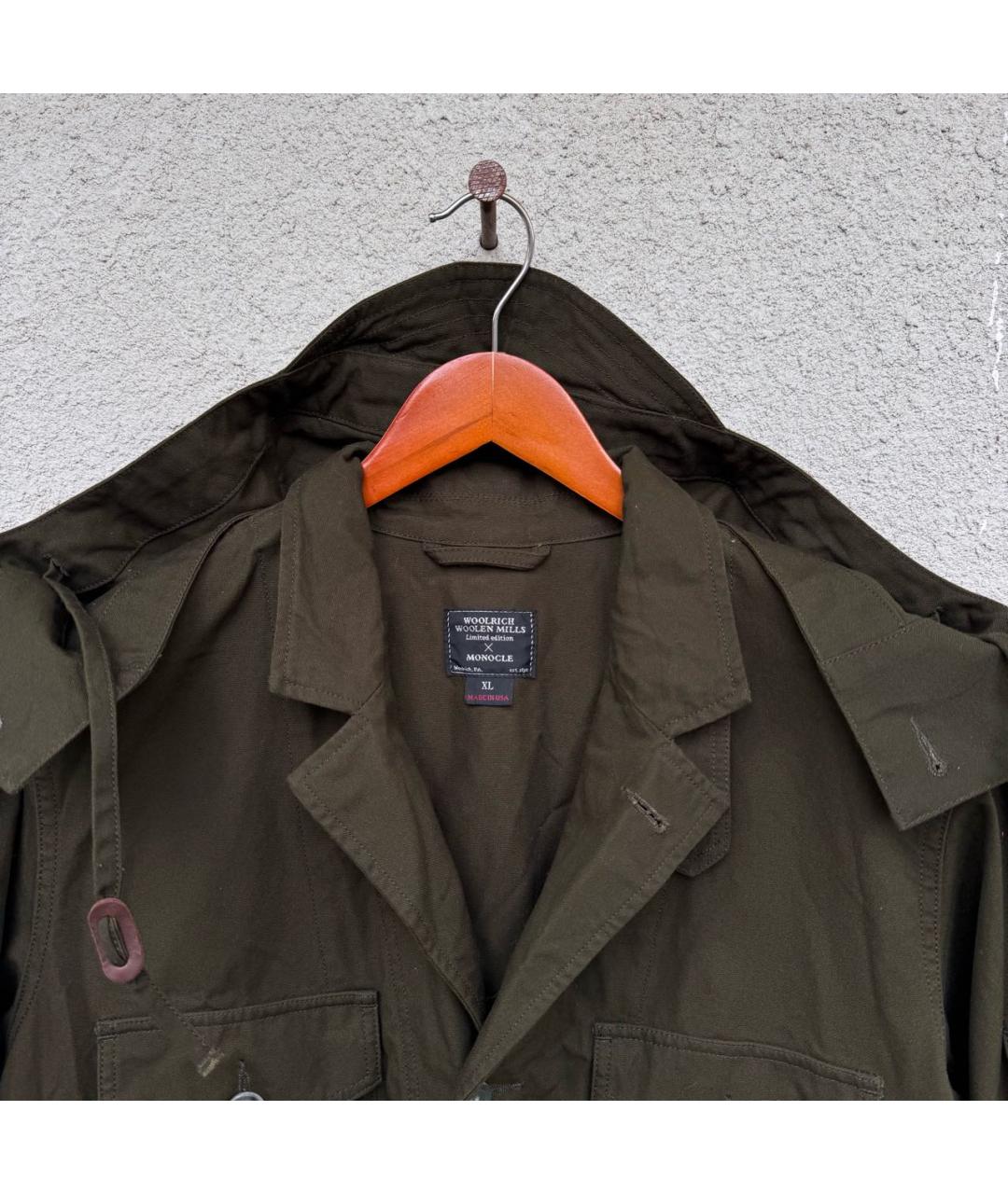 WOOLRICH Коричневая хлопковая куртка, фото 3