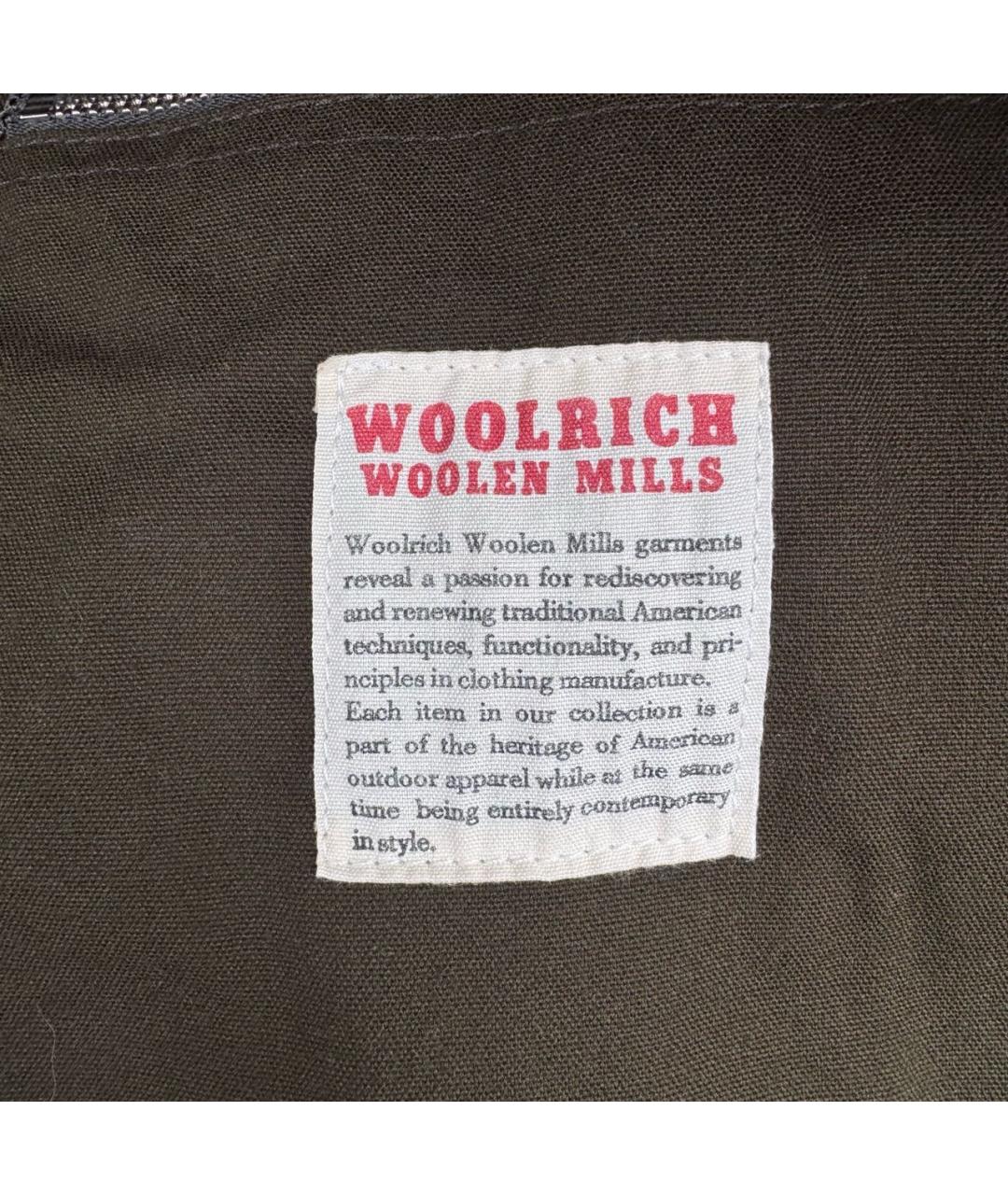 WOOLRICH Коричневая хлопковая куртка, фото 7