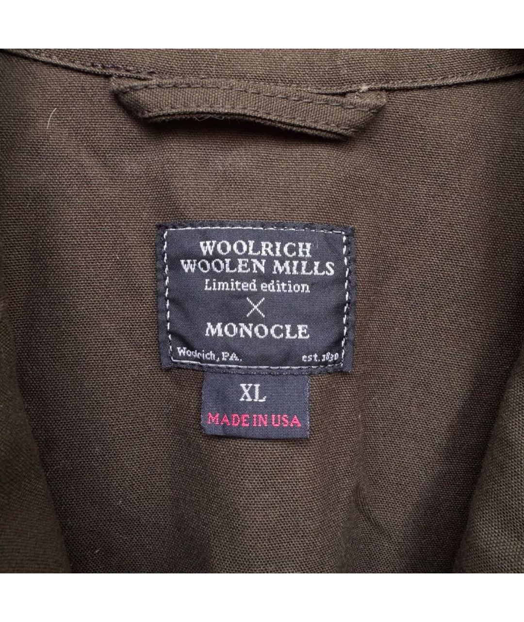 WOOLRICH Коричневая хлопковая куртка, фото 4