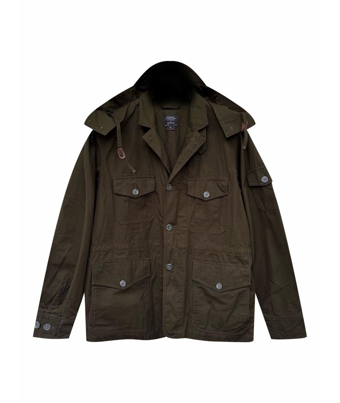 WOOLRICH Коричневая хлопковая куртка, фото 1