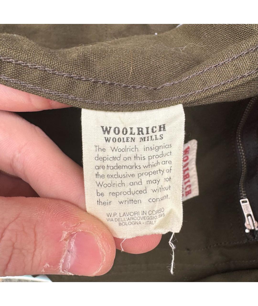 WOOLRICH Коричневая хлопковая куртка, фото 6