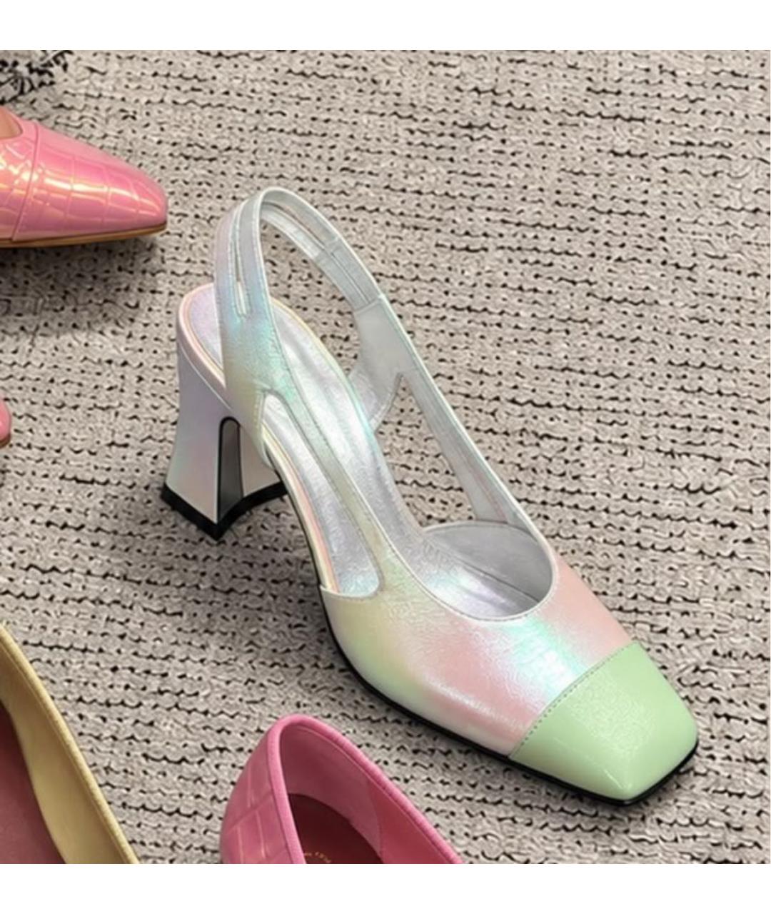 CHANEL Мульти туфли из лакированной кожи, фото 2