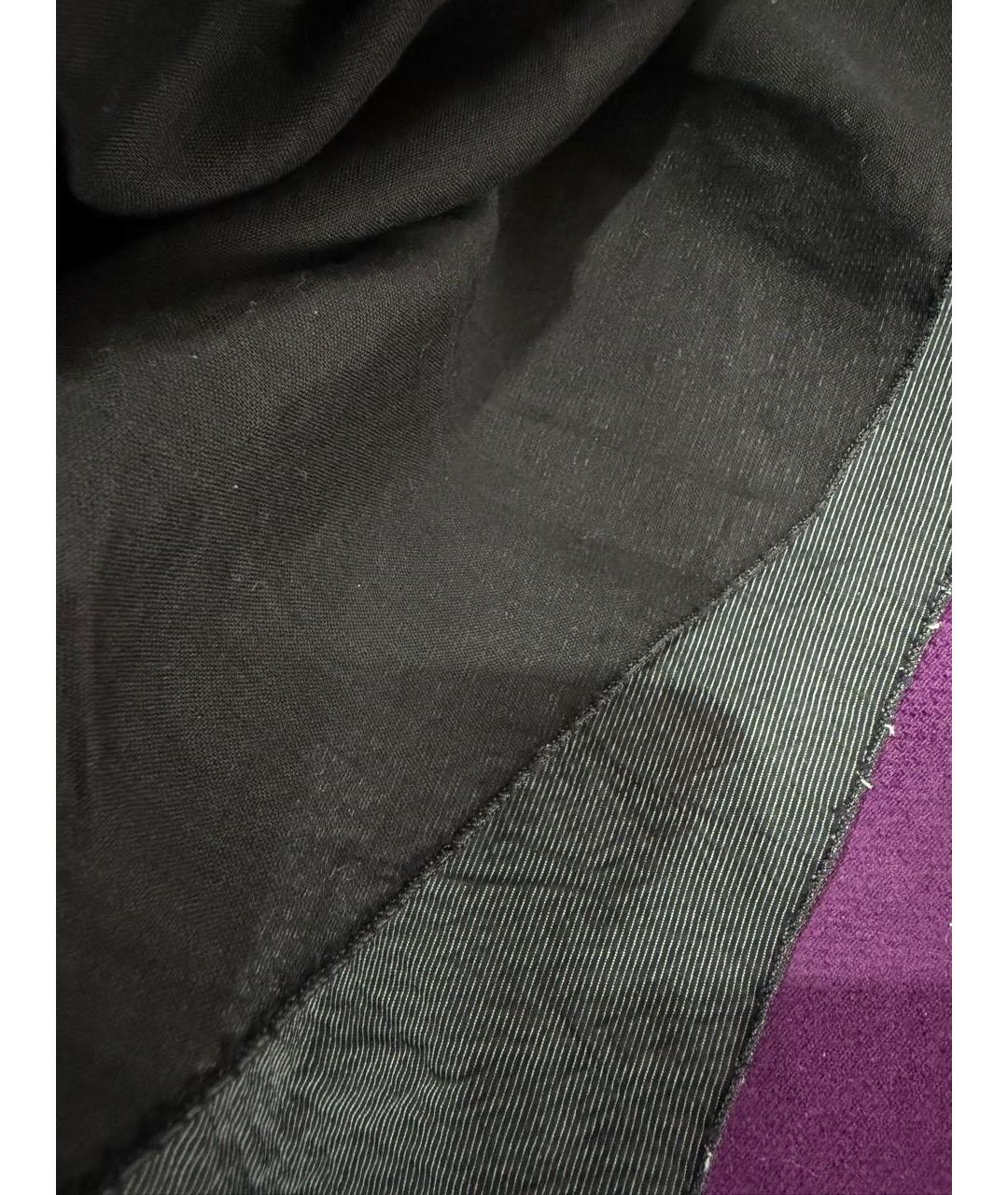 EMPORIO ARMANI Антрацитовое хлопковое коктейльное платье, фото 7