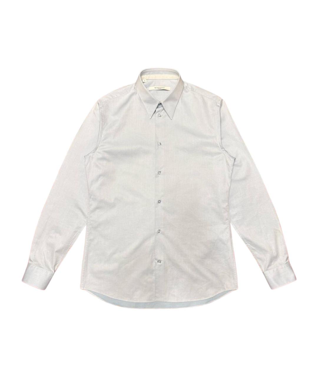 GIVENCHY Голубая хлопковая классическая рубашка, фото 1