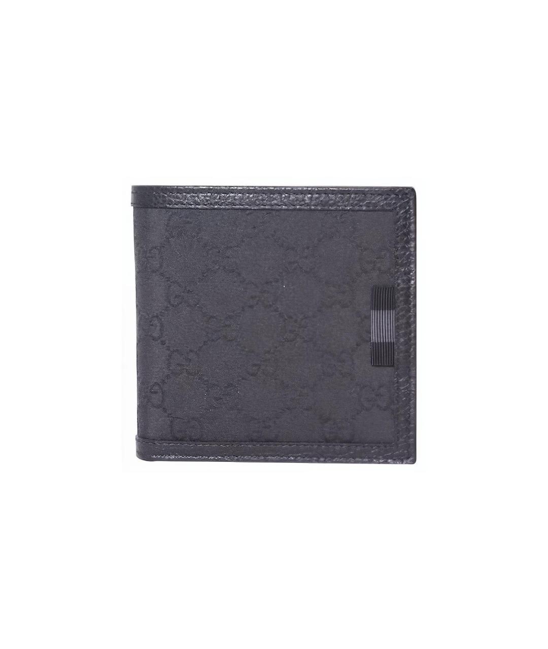 GUCCI Черный кожаный кошелек, фото 6