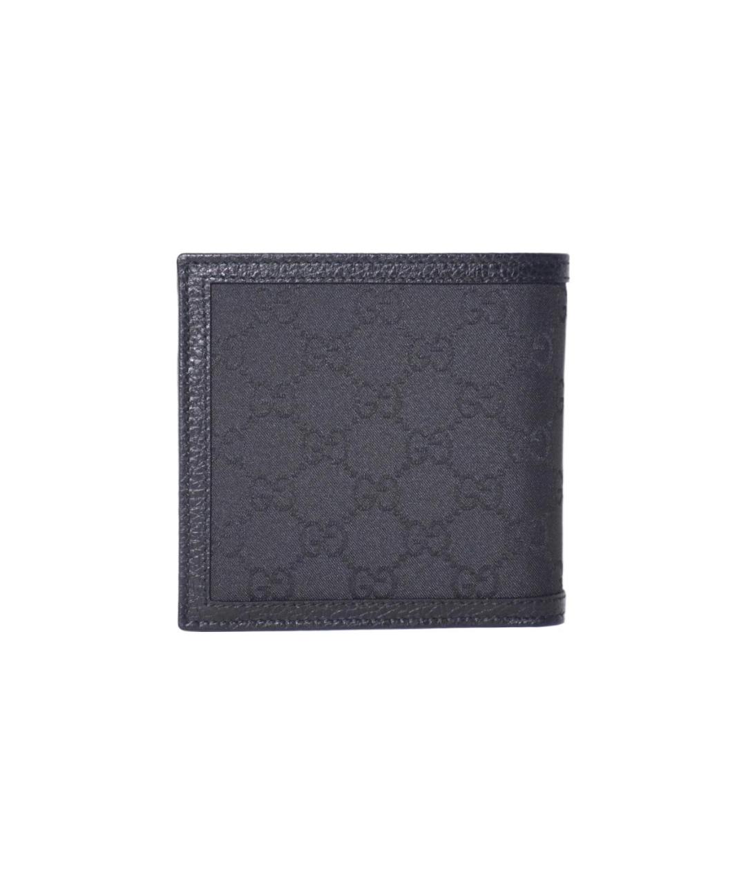 GUCCI Черный кожаный кошелек, фото 3