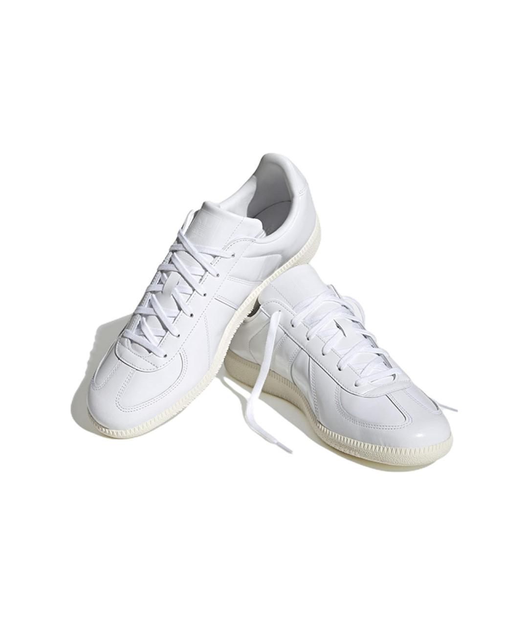 ADIDAS Белые кожаные кеды, фото 3