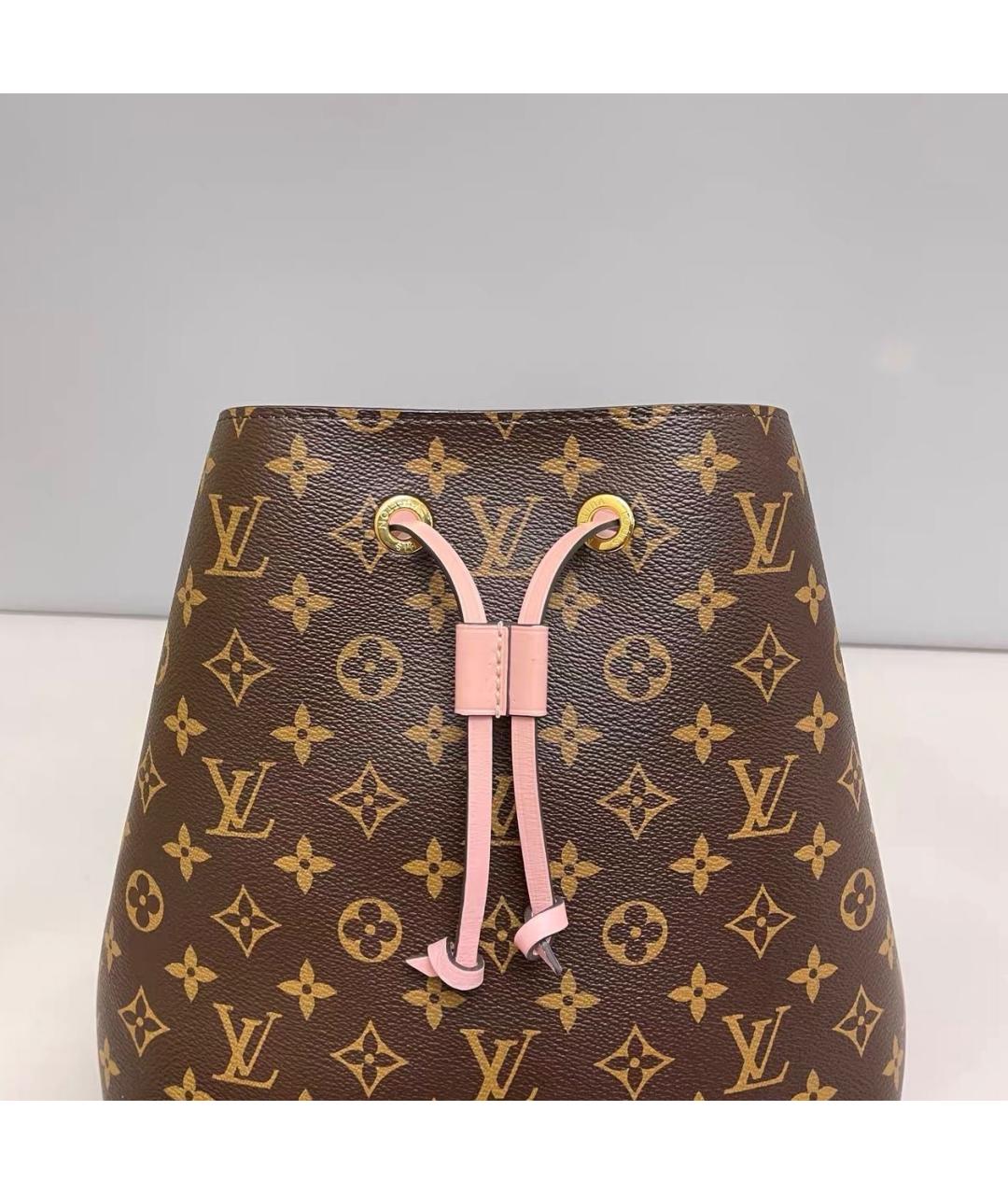 LOUIS VUITTON Розовая кожаная сумка через плечо, фото 6