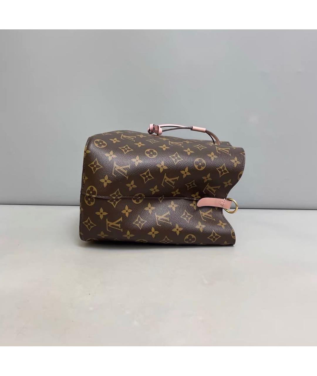 LOUIS VUITTON Розовая кожаная сумка через плечо, фото 3