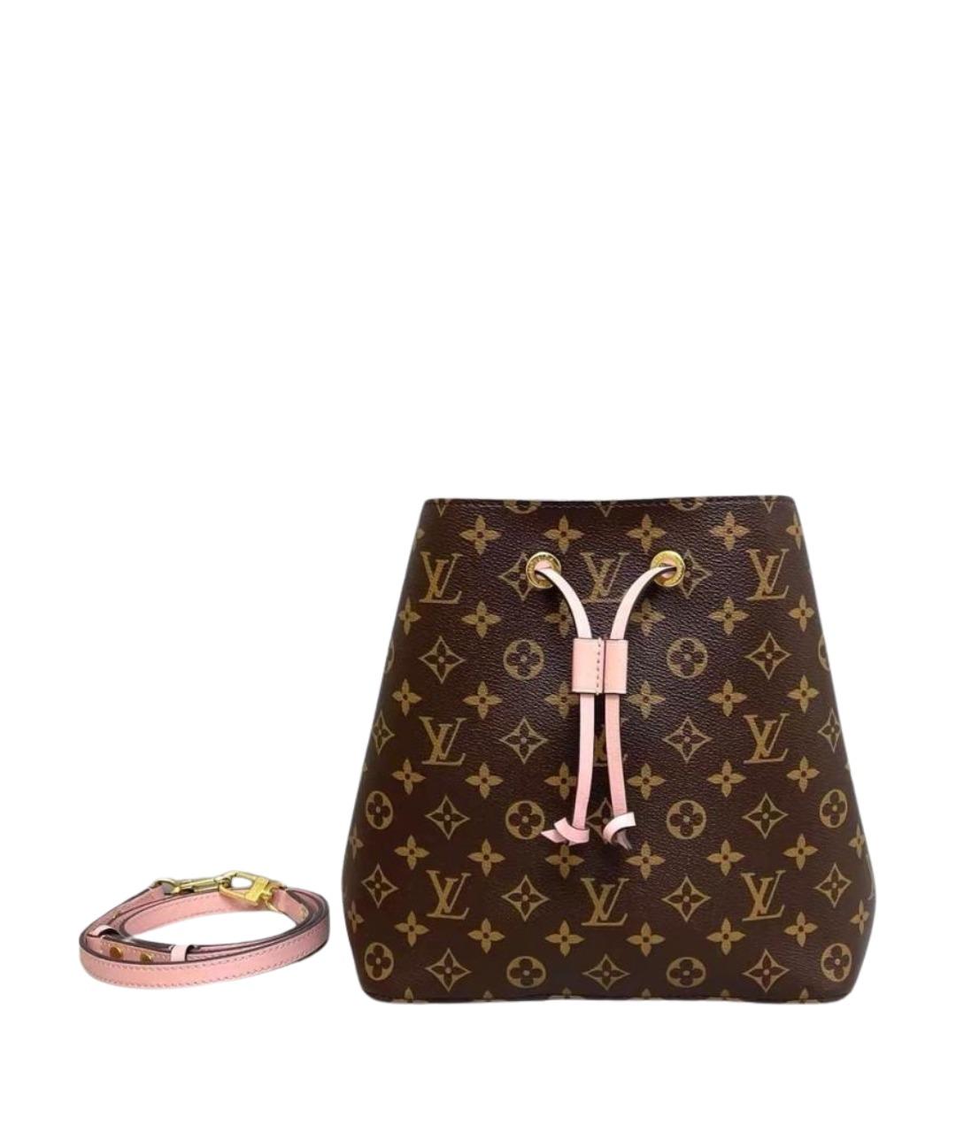 LOUIS VUITTON Розовая кожаная сумка через плечо, фото 1