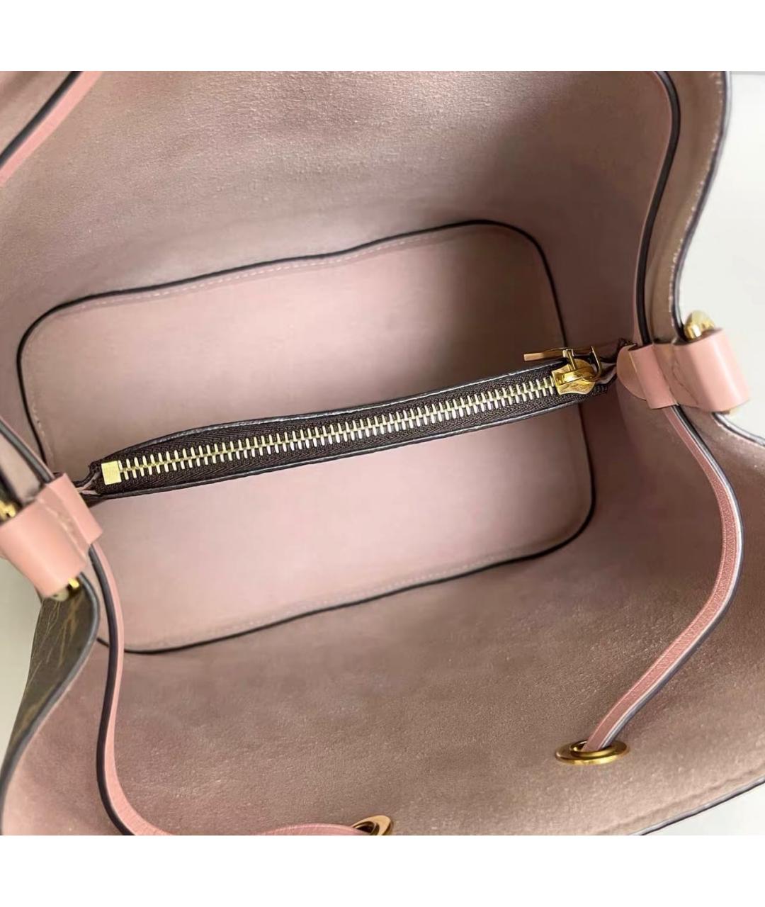 LOUIS VUITTON Розовая кожаная сумка через плечо, фото 8