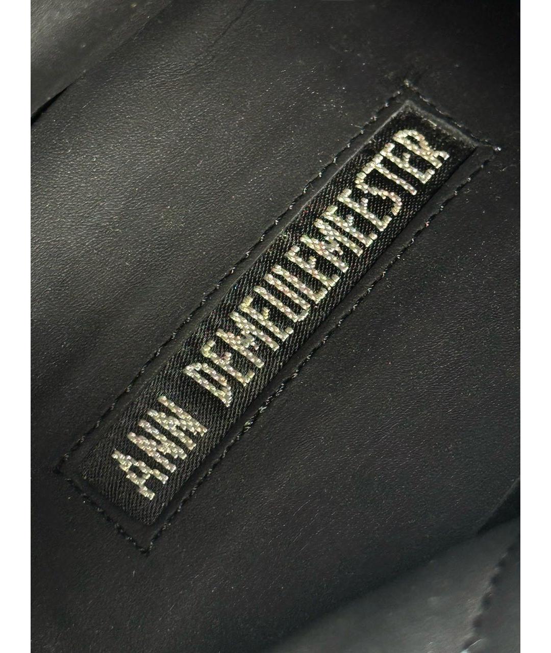 ANN DEMEULEMEESTER Черные замшевые ботильоны, фото 7