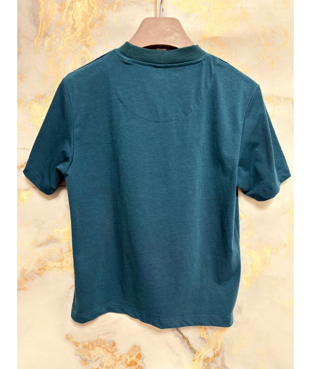 ADIDAS BY STELLA MCCARTNEY Бирюзовая футболка, фото 3