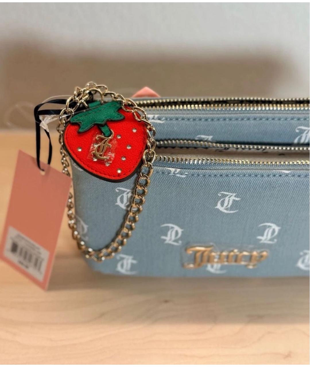 JUICY COUTURE Голубой кошелек, фото 3