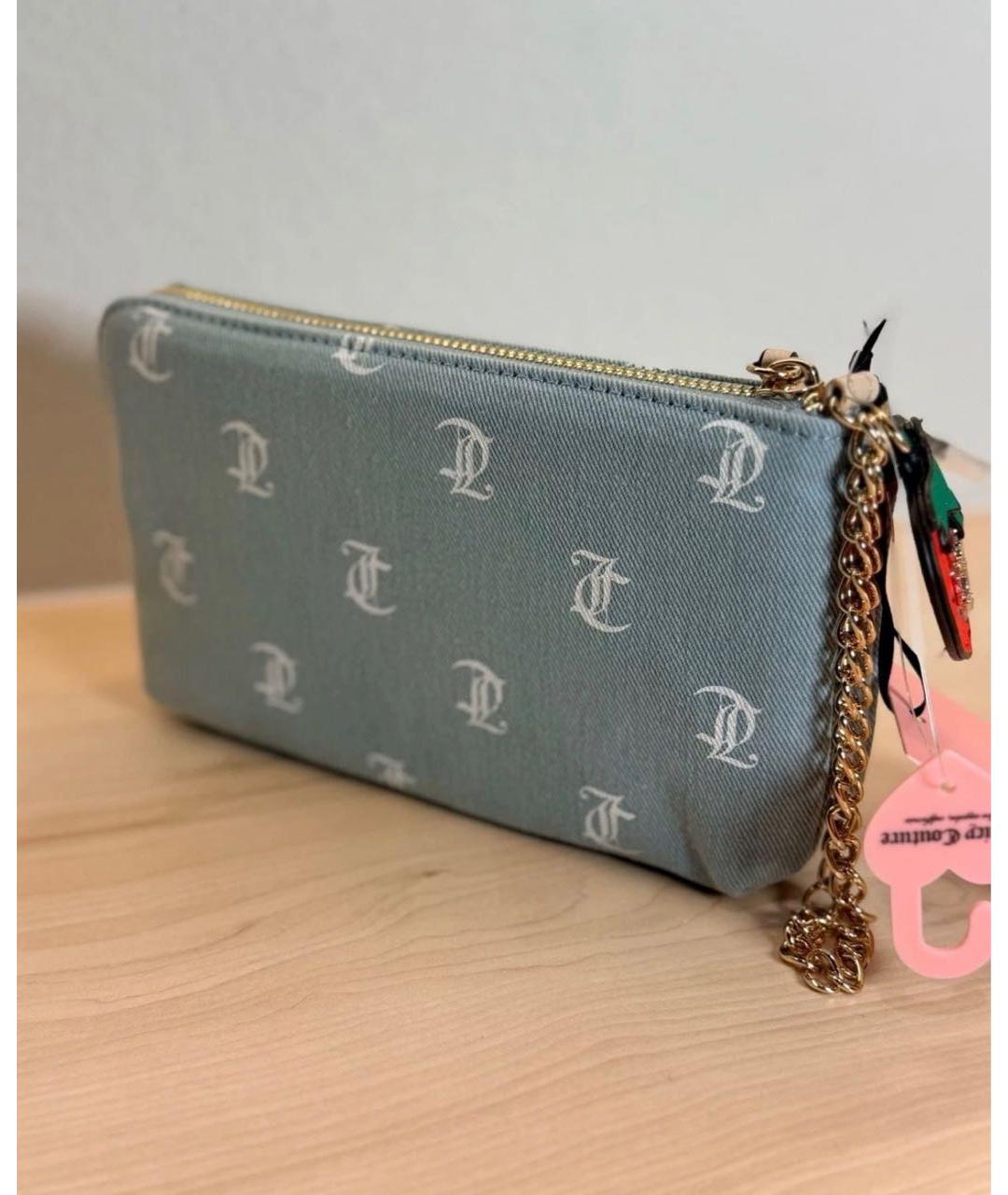 JUICY COUTURE Голубой кошелек, фото 2