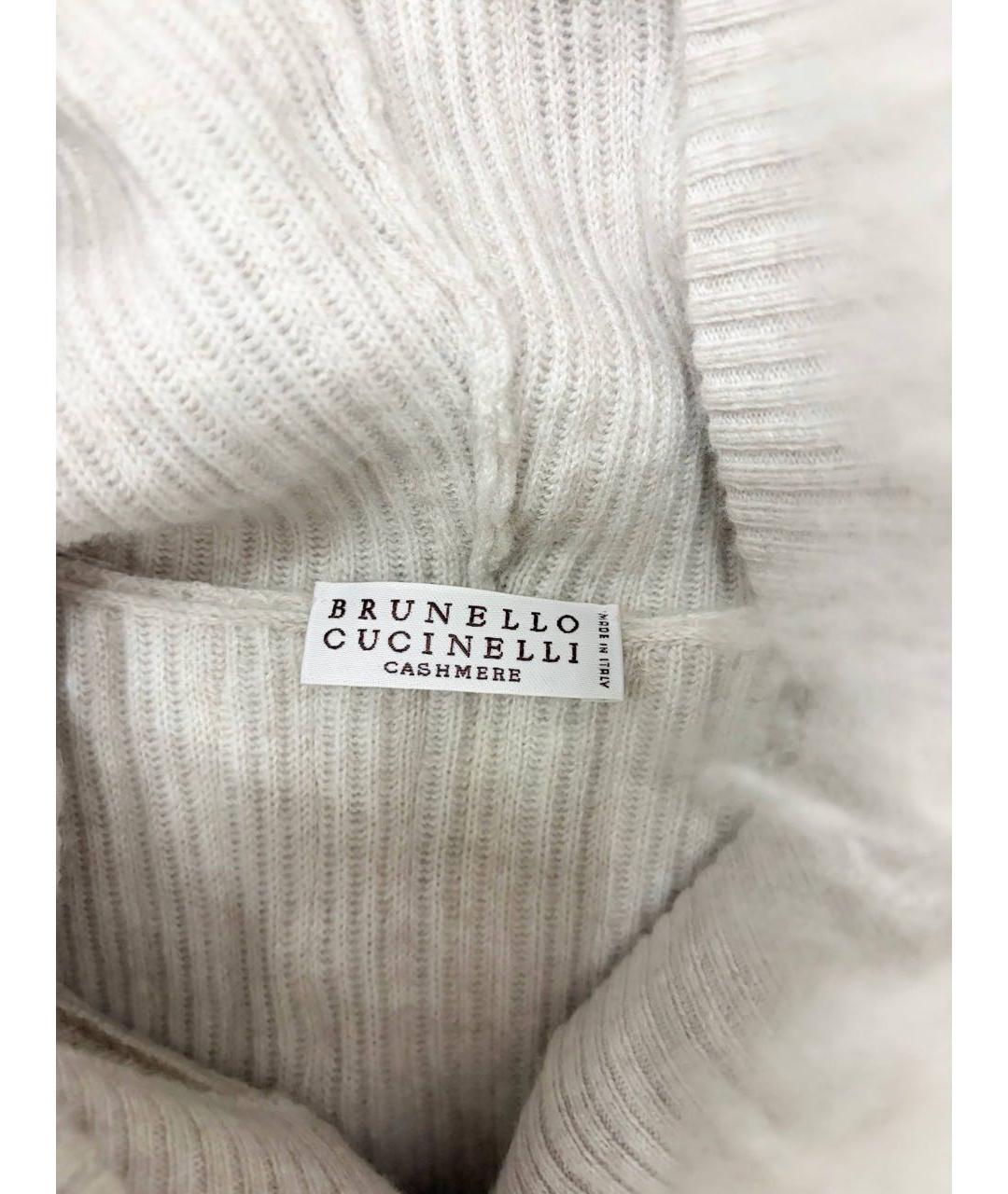 BRUNELLO CUCINELLI Серая шуба, фото 3