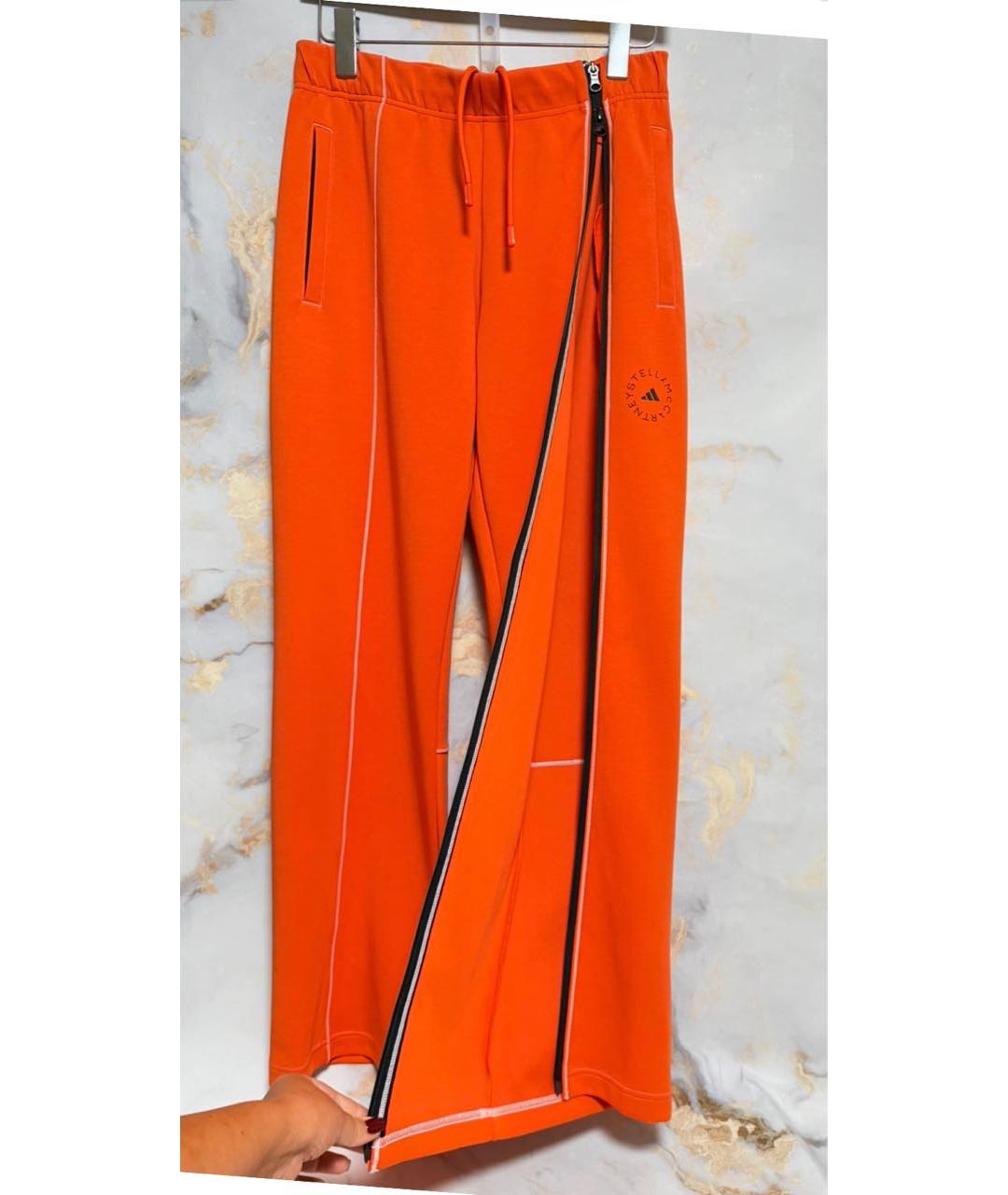 ADIDAS BY STELLA MCCARTNEY Оранжевые прямые брюки, фото 3