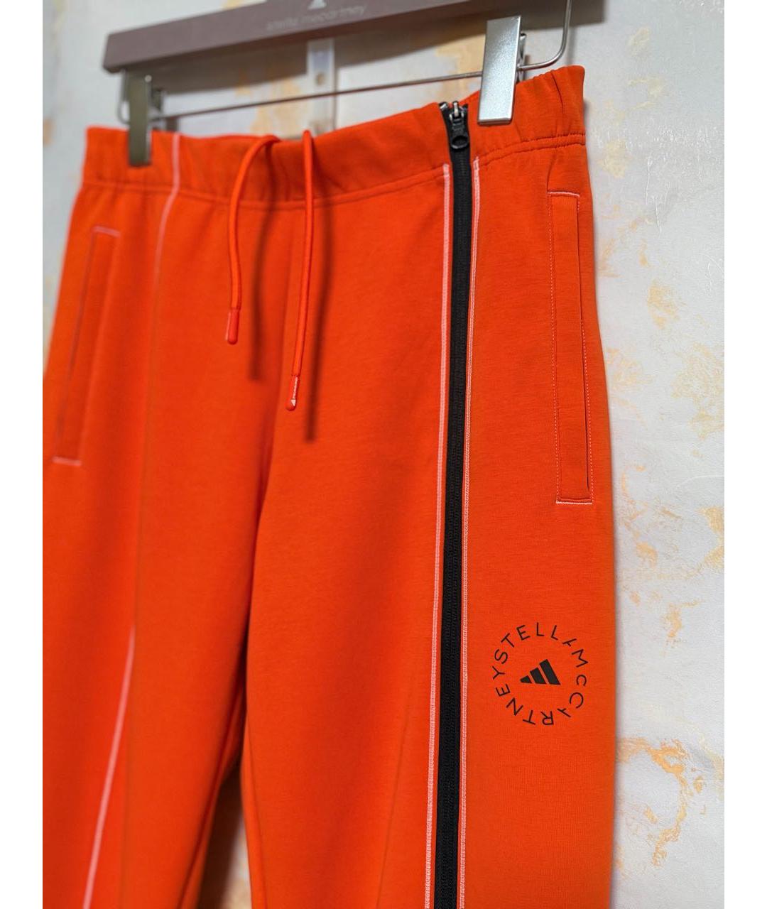 ADIDAS BY STELLA MCCARTNEY Оранжевые прямые брюки, фото 2