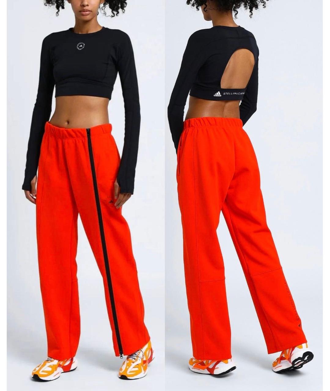 ADIDAS BY STELLA MCCARTNEY Оранжевые прямые брюки, фото 8