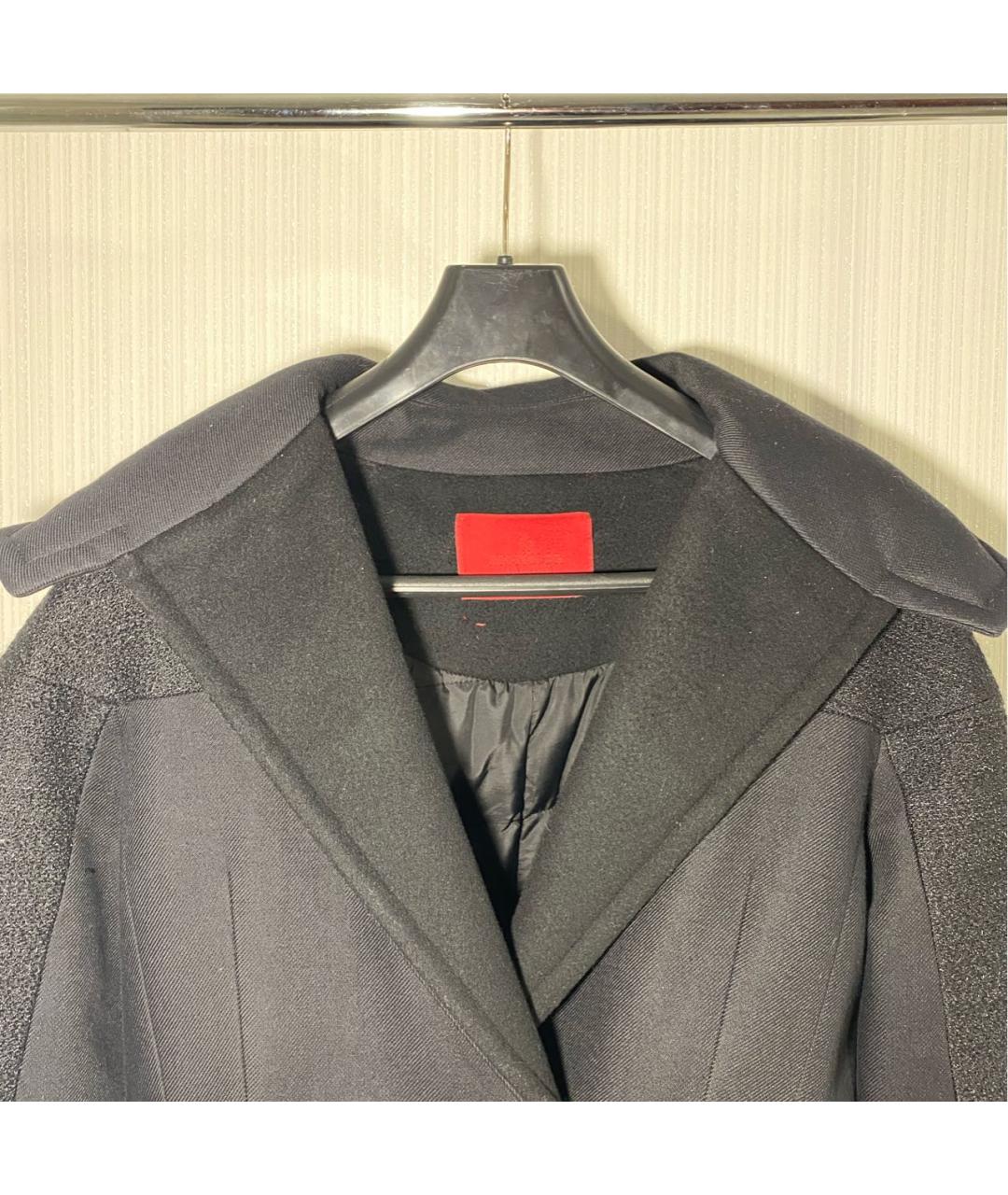 MONCLER Черная шерстяная куртка, фото 4