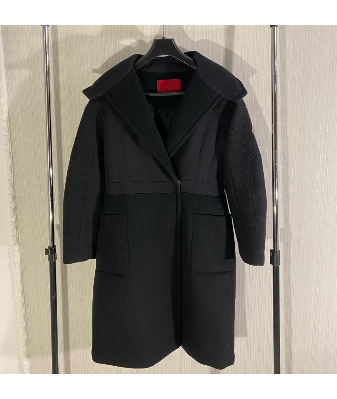 MONCLER Черная шерстяная куртка, фото 7