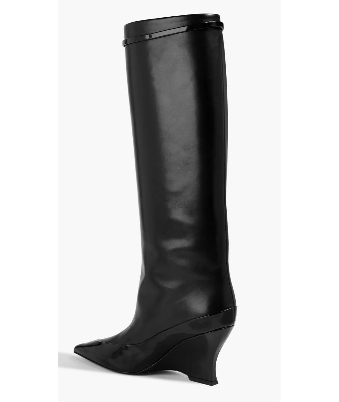 GIVENCHY Черные кожаные сапоги, фото 4